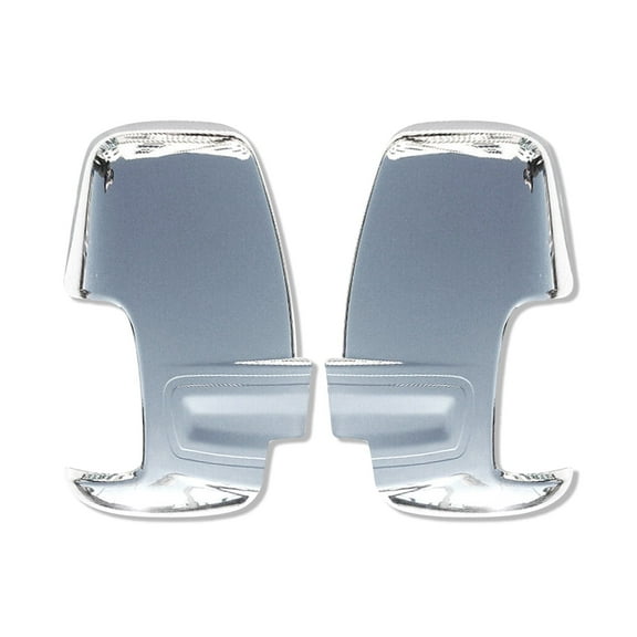 OMAC Side Mirror Cover Caps Fits Ford Transit 2015-2025 Stainless Steel Chrome 2 Pcs