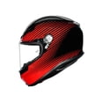 thumbnail image 4 of AGV K6 Rush Motorcycle Helmet Black/Red MD/LG, 4 of 6