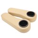 thumbnail image 3 of Reposabrazos Universal para asiento trasero de coche, 2 uds., con portavasos, reemplazo de cuero PU suave para Cushman, 3 of 8