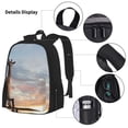 thumbnail image 3 of Easygdp Elephant Giraffe Mochila para Niños y Niñas con Set de Caja de Almuerzo y Estuche para Lápices 3 en 1, Mochila Escolar Estampada para Adolescentes, 3 of 7