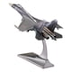 thumbnail image 4 of Modelo de avión a escala 1:72 con soporte, regalo de recuerdo, coleccionables, modelo de caza de aleación fundida para estante, sala de estar, Bar, Gris, 4 of 9