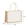 thumbnail image 2 of POINTERTECK Sac à Main de Plage Rangement Anti-Poussière Chic en Toile de Jute Vierge avec Poignée, 2 of 5