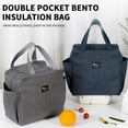 thumbnail image 3 of Cloth Lunch Bags for Teens Bento Bag, Lunch Bag for Teen Girls, Meal Prep Bag Meal Prep Lunch Bag, Large Capacity Lunch Bag, Blue, 3 of 5
