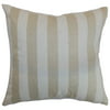 The Pillow Collection Ilaam Stripes Euro Sham Cloud Linen