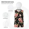 thumbnail image 3 of Sikiie Rose Flowers Basketball Jersey Reversible Men's Mesh Athletic Sports Shirts Training Practice S-4XLLarge, 3 of 6