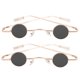 thumbnail image 5 of AURARMLET 2Pares De Gafas De Sol Doradas Para Uso Diario Y Eventos Con Retro Y Resistente, 5 of 8