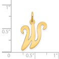 thumbnail image 4 of Diamond2Deal 14K Pendentif Charme Initiale Lettre en Or Jaune pour Femmes, 4 of 6