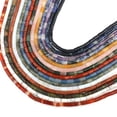 thumbnail image 2 of RSAMD 15"Multi-color Gemstone 5*8mm Tube Cylinder Loose Beads for Jewelry Making DIY -Blue Spot-1 String (Random), 2 of 5