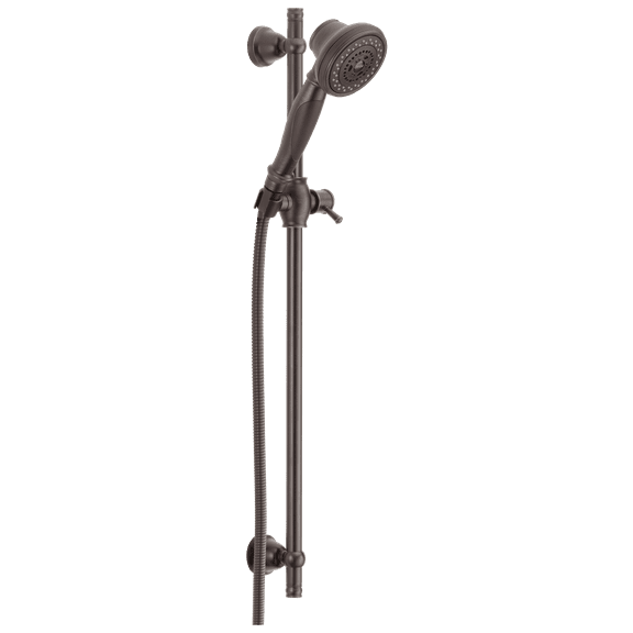 Delta Premium 3-Setting Slide Bar Hand Shower, Venetian Bronze