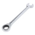 thumbnail image 4 of 1 llave de carraca métrica para reparación de automóviles, pulido de espejos, herramientas de mantenimiento de 15mm Cola Llave de trinquete de acero, 4 of 8