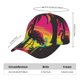 thumbnail image 2 of Fotbe Flamingo And Palm Trees At Sunset Gorro Clásico de Béisbol, Gorra Ajustable con Broche Snapback, Gorro de Exterior de Algodón Suave, 2 of 6