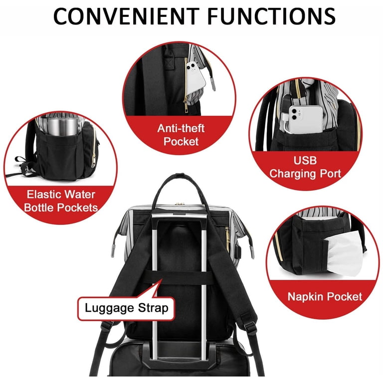 YOUI-GIFTS Nurse Backpack Laptop Backpack for Women with  display picture 1