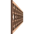 thumbnail image 3 of Ekena Millwork 46 5/8"W x 8"H x 3/8"T Chicago Fretwork Moulding, Alder, 3 of 13