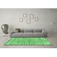 thumbnail image 3 of Ahgly Company Indoor Square Abstract Emerald Green Modern Area Rugs, 3' Square, 3 of 4