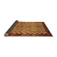 thumbnail image 2 of Ahgly Company Indoor Rectangle Checkered Brown Modern Area Rugs, 5' x 8', 2 of 4
