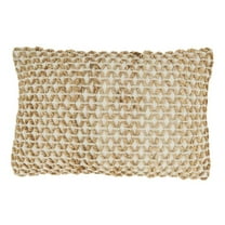 Saro Lifestyle Rope Design Down Filled Throw Pillow