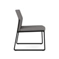 thumbnail image 4 of Fauteuil d'Appoint Sans Accoudoirs pour Réception Gansett / Acier Noir / Gris Pâle, 4 of 5
