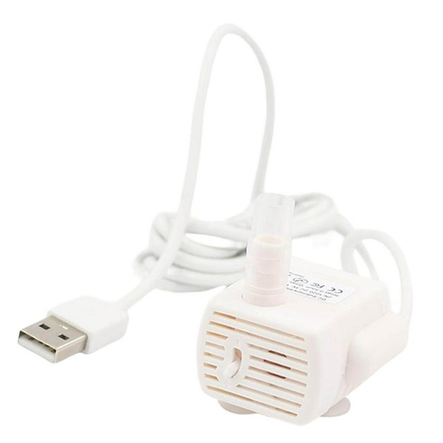 pitrice USB Powered Cat Water Pump -Quiet 5V for Pet Water Dispenser without light