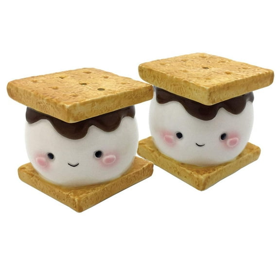 Streamline Imagined S'mores Salt  Pepper Set, Ceramic