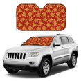 thumbnail image 2 of Fuzoiu Christmas With Gold Snowflakes Print Car Windshield Sunshade,Foldable Reflective Sun Visor,Windshield Sun Shade,UV Rays Sun Visor Shade,Auto Front Sun Shield Shade-Medium, 2 of 8