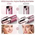 thumbnail image 2 of Facial Hair Remover for Women, Painless Female Facial Hair Shaver Rechargeable, 1 x Replacement Heads Included, The Best Lady Face Electric Razor for Lip, Chin, Arms, 2 of 6