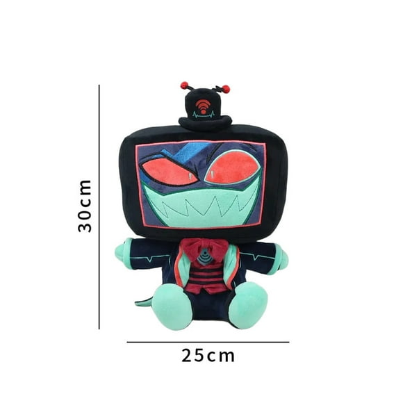 Cute Hazbin VOX Plush Toys Christmas Game Hazbin Evil Boss Stuffed Doll Birthday Holiday Gifts Toys for Room Decoration