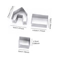 thumbnail image 4 of Inteprter 3 piezas de acero inoxidable 3D House Cake Mold Home Bakery Biscuit Mold Template Herramienta para hornear Utensilios de cocina Gadget Herramientas y accesorios para hornear, 4 of 6