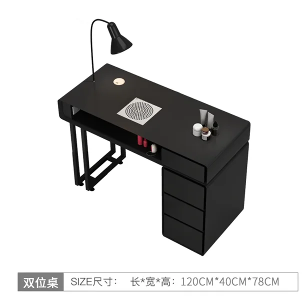 Mesa De manicura para salón De belleza, equipo De escritorio para manicura, colector De polvo De vestidor, mesas profesionales De recepción, Mesa De Maquillaje estético