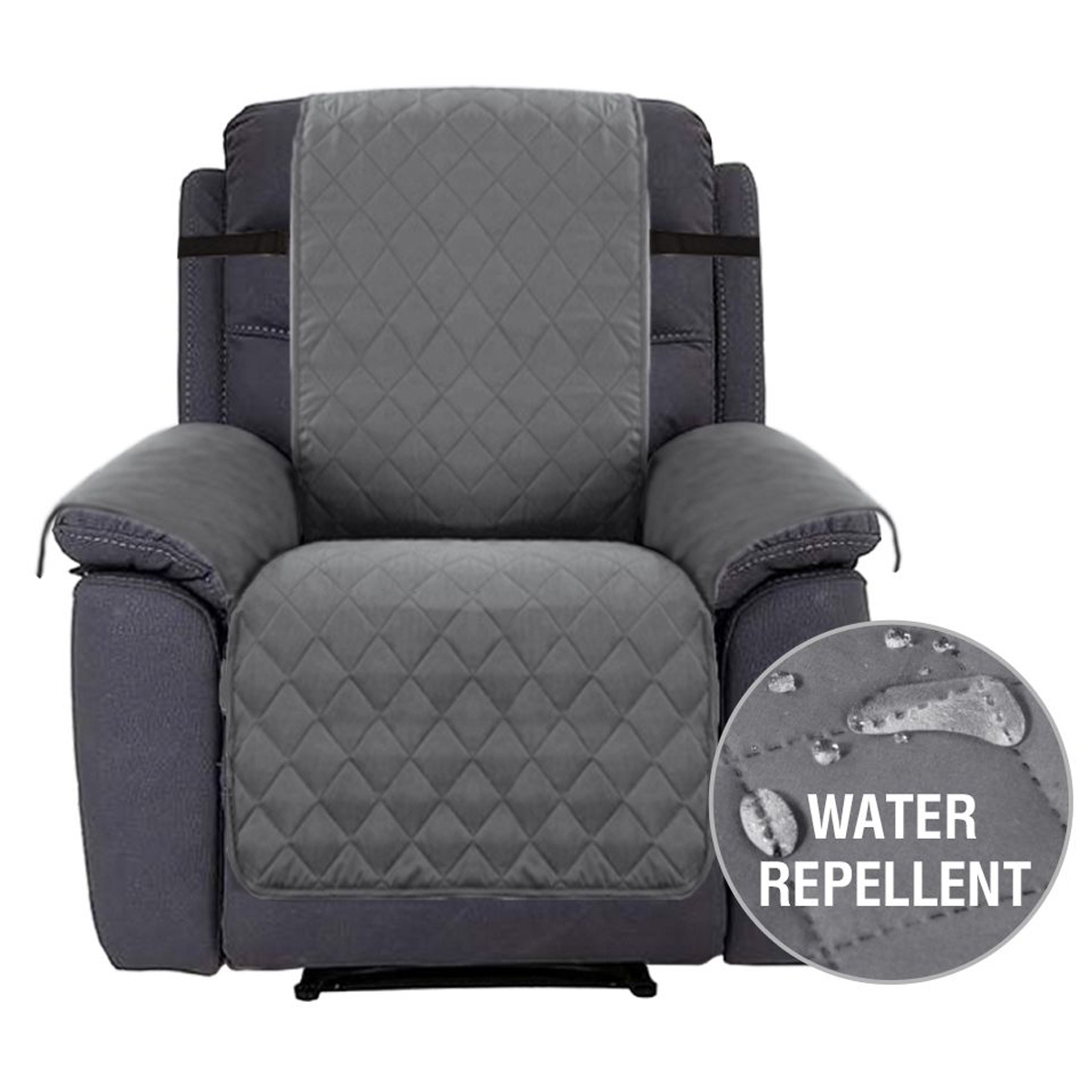 Bestgoods Water Resistant Reversible Quilted Recliner Pet Cover