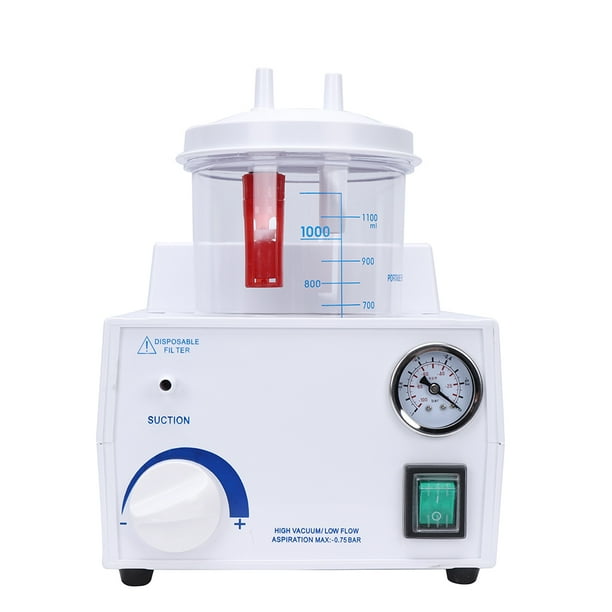 Electric Phlegm Suction Pump Machine,1000mL 90VA Quiet Portable Vacuum