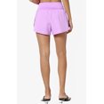 thumbnail image 3 of TheMoogan Women's PLUS High Waist Lightweight Running Shorts Brief Inner Gym Athletic Workout, 3 of 7