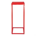 thumbnail image 5 of ZUO Atom Modern Style Iron and Aluminum Side Table in Red Finish, 5 of 5