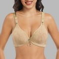 thumbnail image 2 of Wire-Free Comfort Bra for Women Soft Seamless Support Everyday Wear Lightly Lined T-Shirt Underwear, 2 of 4