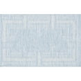 thumbnail image 2 of Bliss Rugs Bailey Transitional 2' x 3' Aqua and White Indoor Outdoor Area Rug, 2 of 8