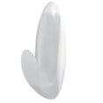 thumbnail image 4 of Command™ Bath Hooks BATH18-EF, Medium, Frosted, 3 lb (1.4 kg), 2 Hooks, 2 Water-Resistant Strips, 4 of 6