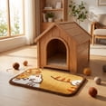 thumbnail image 3 of Cute Orange White Cat Print Doormat, Soft Absorbent Cartoon Kitten Floor Mat, Non Slip Washable Entryway Rug for Bedroom Living Room Pet Home Decor, 3 of 7