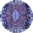 thumbnail image 1 of Ahgly Company Indoor Round Persian Blue Traditional Area Rugs, 7' Round, 1 of 4