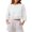 White, variant on Staron Women's Crop Tops Crew Neck 3/4 Sleeve Loose Casual Short Sweatshirt Lightweight Drop Shoulder Pullover Top Beige XXL