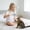 Light Blue, variant on Cat Wand Toy, Interactive Butterfly Cat Wand with Feather Tassels and Bell, Colorful Beads and Elastic Loop for Gentle Play, Ideal For Chasing, Stimulating and Bonding