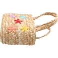 thumbnail image 2 of KOK-Fashion Weave Straw Bag,Handmade Small Woven Bag Straw Rattan Bag Summer Beach Bags Tote Bag Summer Handwoven Shoulder Bags Leisure Walking Bag-0516, 2 of 8