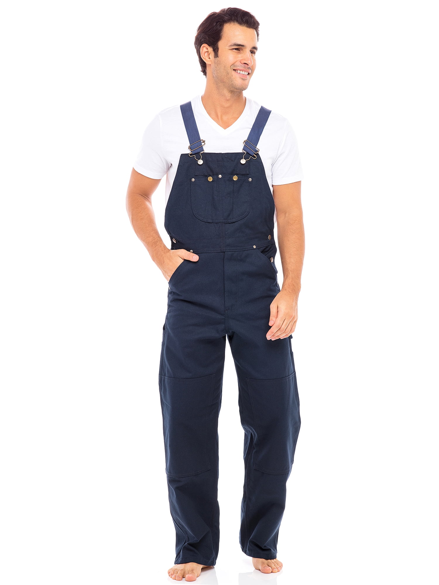 SKYLINEWEARS Mens Duck Bib and Brace Decorators Overalls Work Trousers Heavy Duty Dungarees Unlined 