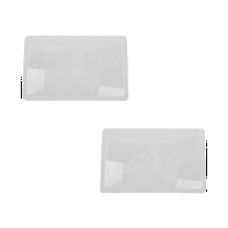 2 Pcs 3 x Magnifier Magnification Magnifying Fresnel Pocket Credit Card Size Transparent Glass