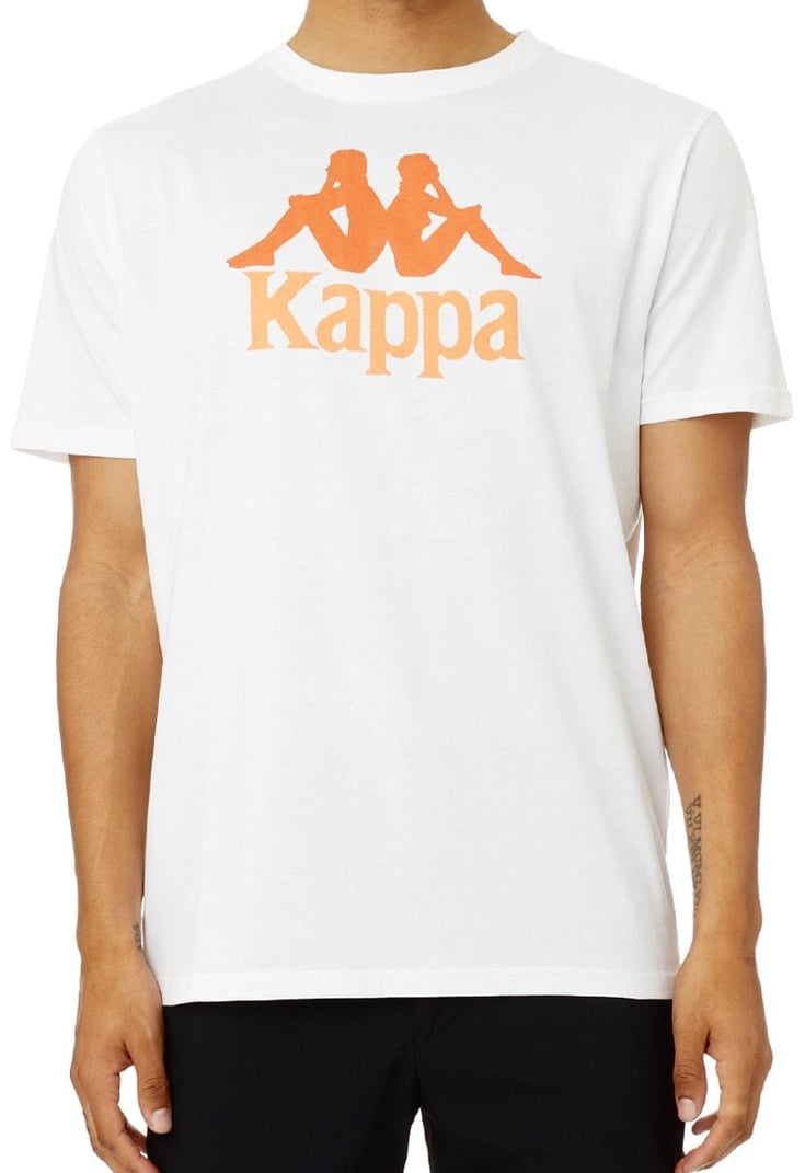 White and orange kappa shirt Clearance
