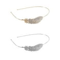 thumbnail image 2 of Sonducket Aro de pelo de diamantes de imitación Festival de moda Diadema de boda Hogar Escuela Deportes Oficina Moda Sombreros simples Mujeres Accesorio para el cabello Plata, 2 of 6