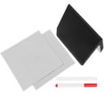 thumbnail image 6 of NICEXMAS 1 Set Mini Tabletop Chalkboard Sign Black Plastic Cloth Price Label Memo Board for Parties Restaurants, 6 of 8