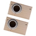 thumbnail image 1 of 2pcs Caja de Pájaro Cajas de Anidación de Animales Salvajes Decoración para hogar con Palo de Zulema Casa colgante de madera para pájaros, 1 of 8