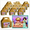 DreamPartyWorld Jasmine Aladdin Party Favor Boxes with Thank You Decals Stickers Loots Gold Birthday Princess 12 Pieces Great Seller …