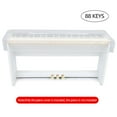 thumbnail image 1 of Transparent Grind Arenaceous Piano Cover Digital Piano Keyboard Dustproof and Waterproof Cover, 1 of 7