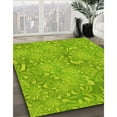 thumbnail image 2 of Ahgly Company Indoor Square Patterned Green Apple Green Area Rugs, 8' Square, 2 of 6
