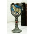thumbnail image 7 of Ebros Howling Gray Wolf In Starry Night Wine Goblet With Celtic Knotwork 7oz, 7 of 7